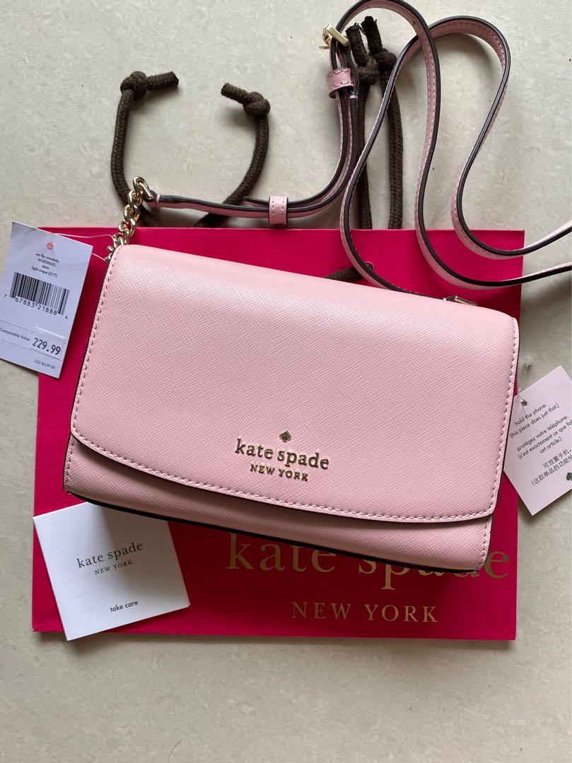 Kate Spade Staci NS Flap Phone Crossbody Garden Pink