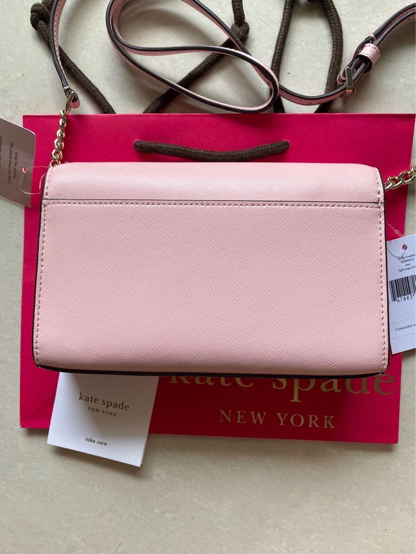 Kate Spade LIGHT CREPE small flap Staci crossbody