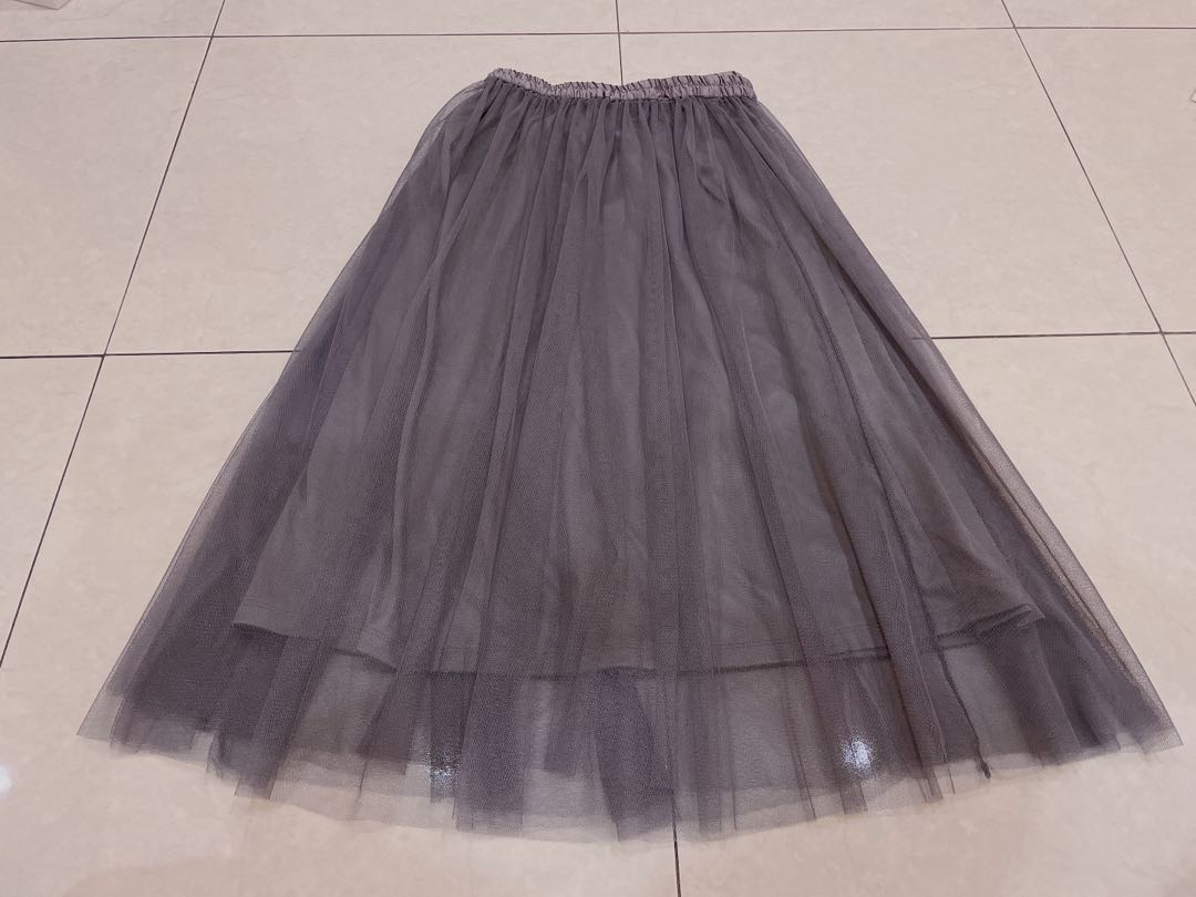 Grey pleated skirt kmart clearance