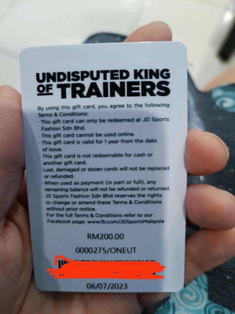 JD Sports Voucher, Tickets & Vouchers, Vouchers on Carousell