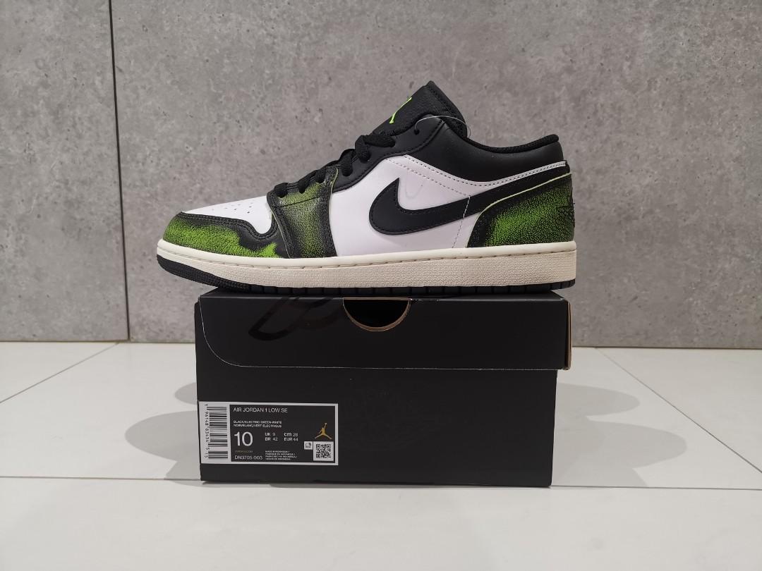 Electric green jordan sales 1