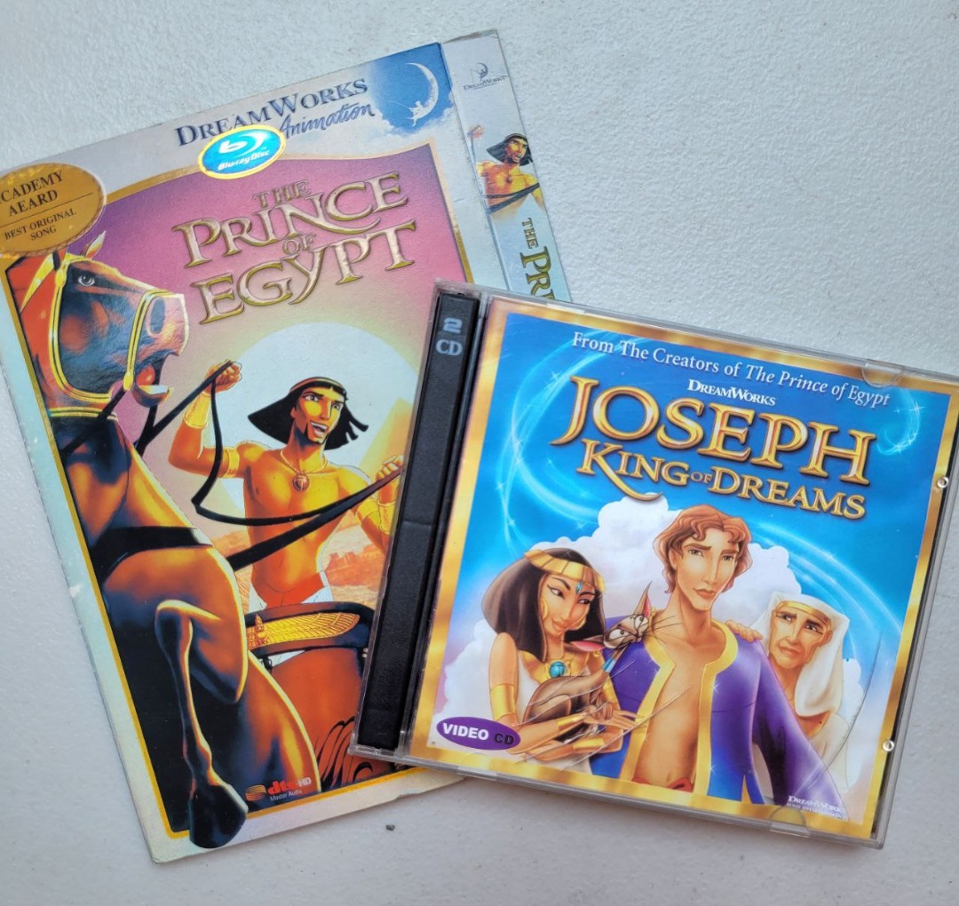 Joseph the Dreamer set - Prince of Egypt and Joseph King of Dreams