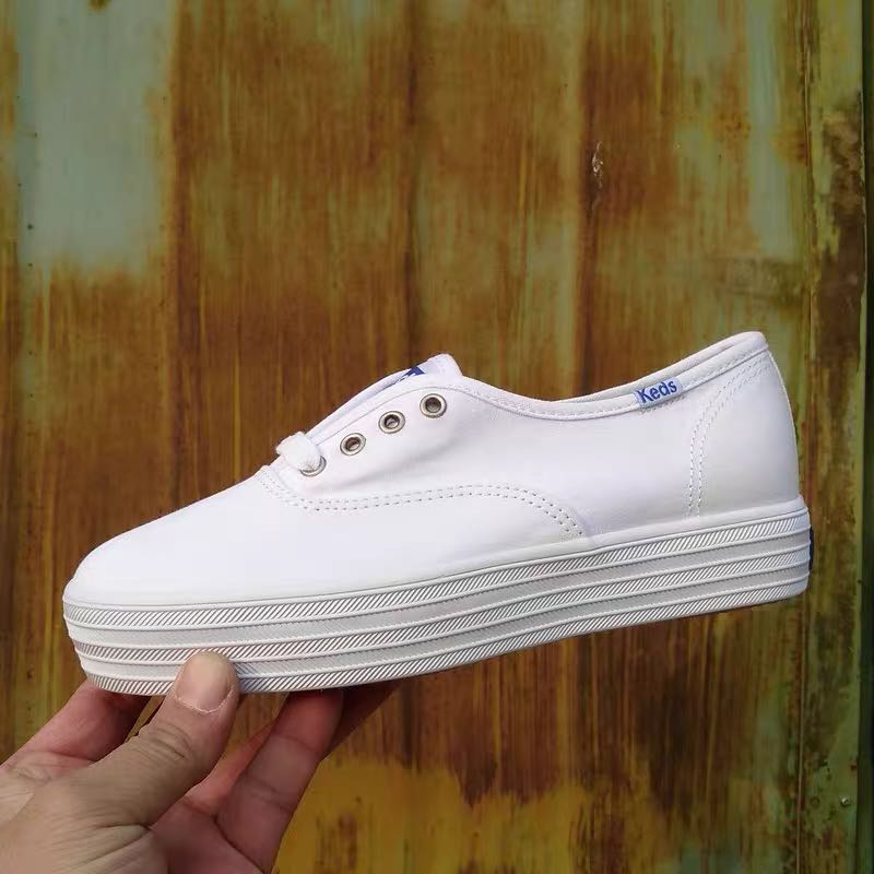 Keds platform cheap white