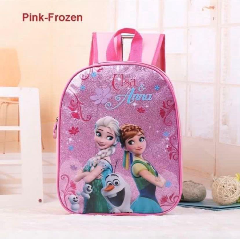 Kids Backpack Frozen Sofia Paw Patrol Spider Man Cars