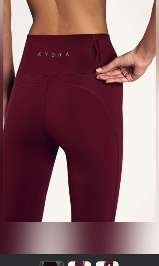 Kydra impact legging small rouge red, Women's Fashion, Activewear