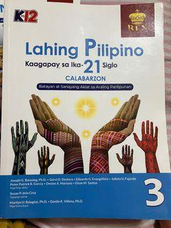 LAHING PILIPINO KAAGAPAY SA IKA-21 NA SIGLO -AP textbook 3