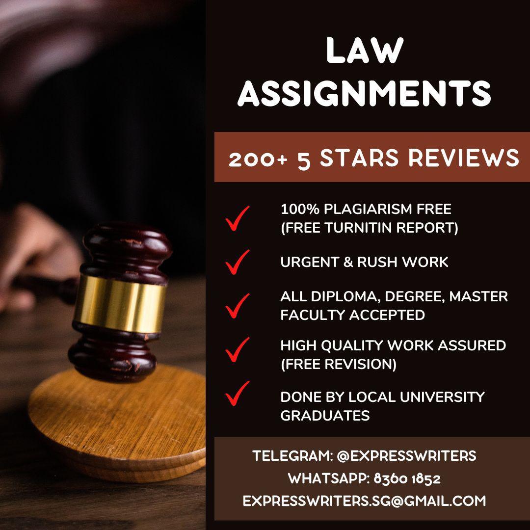 law assignment writing service