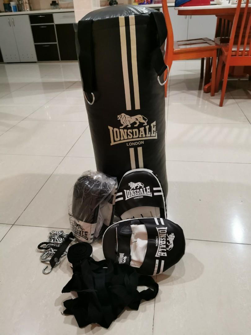 Lonsdale punch online bag set