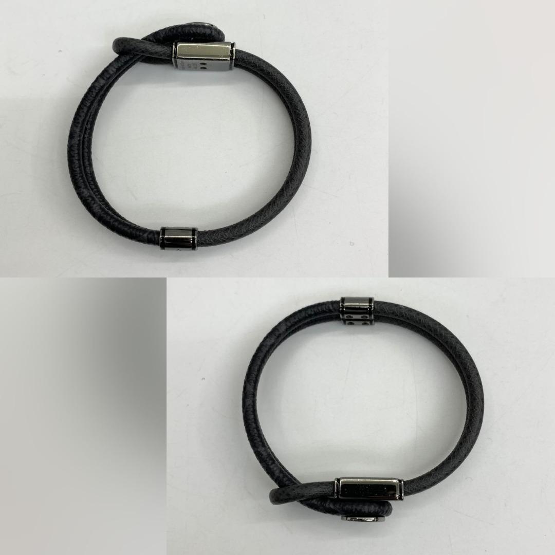 LOUIS VUITTON bracelet M6780 Bra Rubbed Loop It Monogram Eclipse/Taiga –