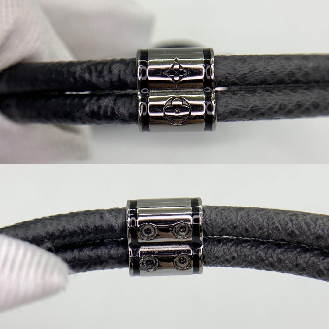 Authenticated Used LOUIS VUITTON Louis Vuitton brasserie LV space M67417  plate bracelet men's 