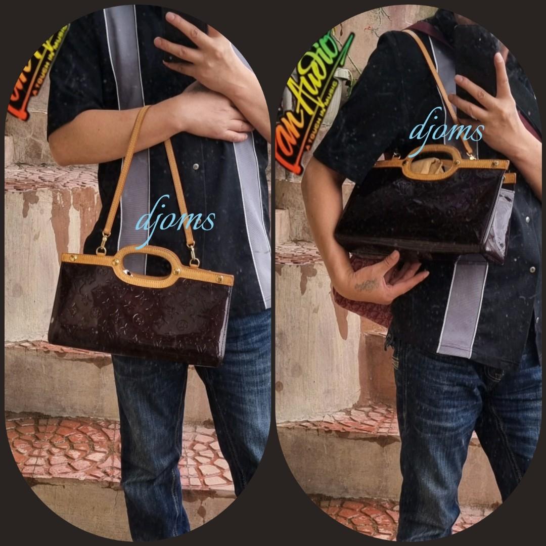 LOUIS VUITTON Monogram Vernis Roxbury Drive Hand Bag Amarante M91995 Auth  nh206 Patent leather ref.431968 - Joli Closet