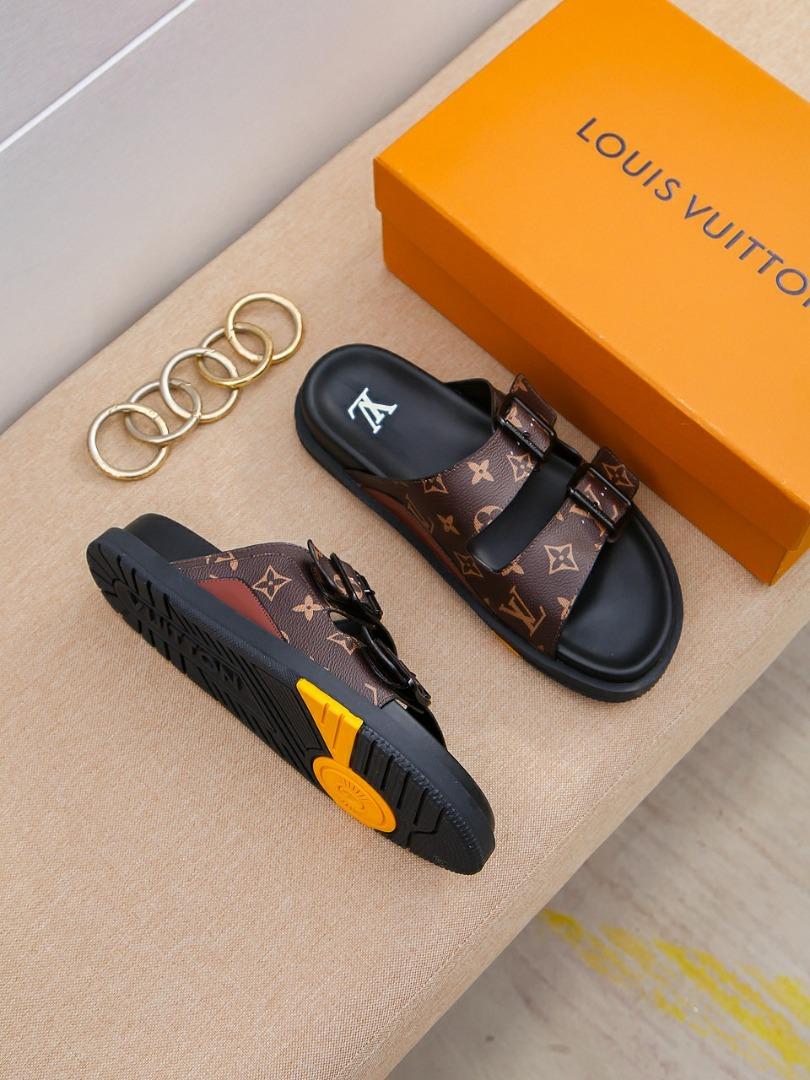 louis vuitton palm slippers for men