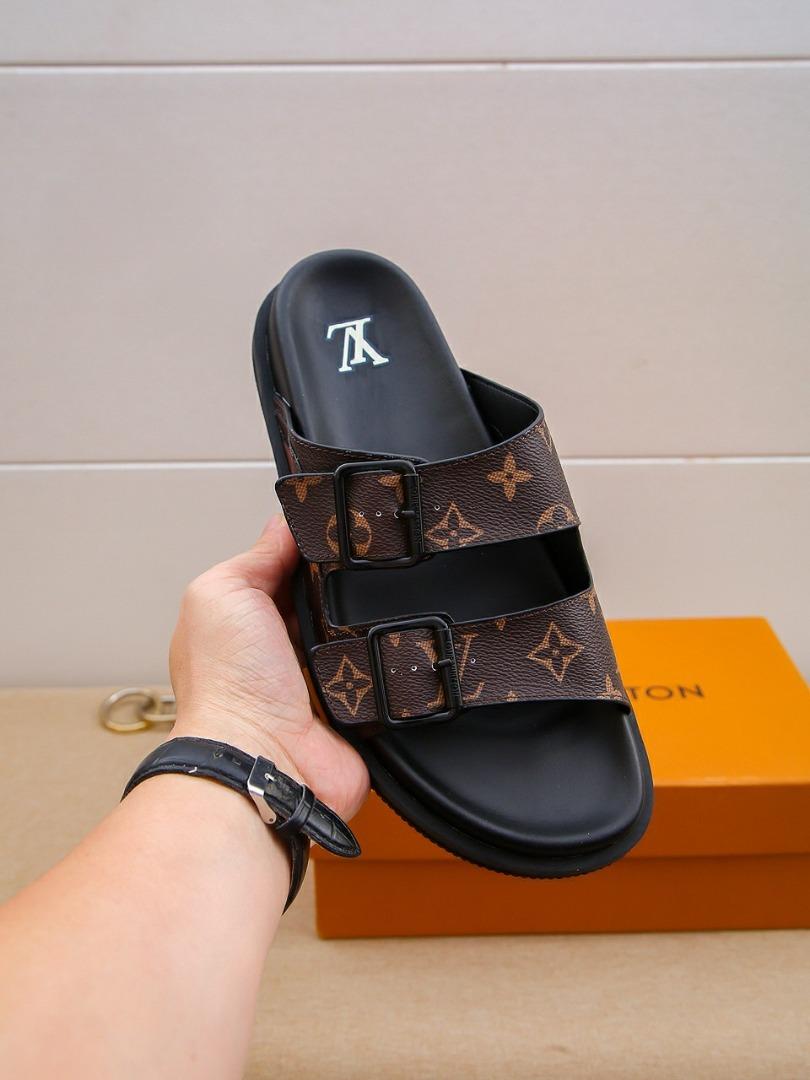 Louis Vuitton sandals for men, Men's Fashion, Footwear, Casual