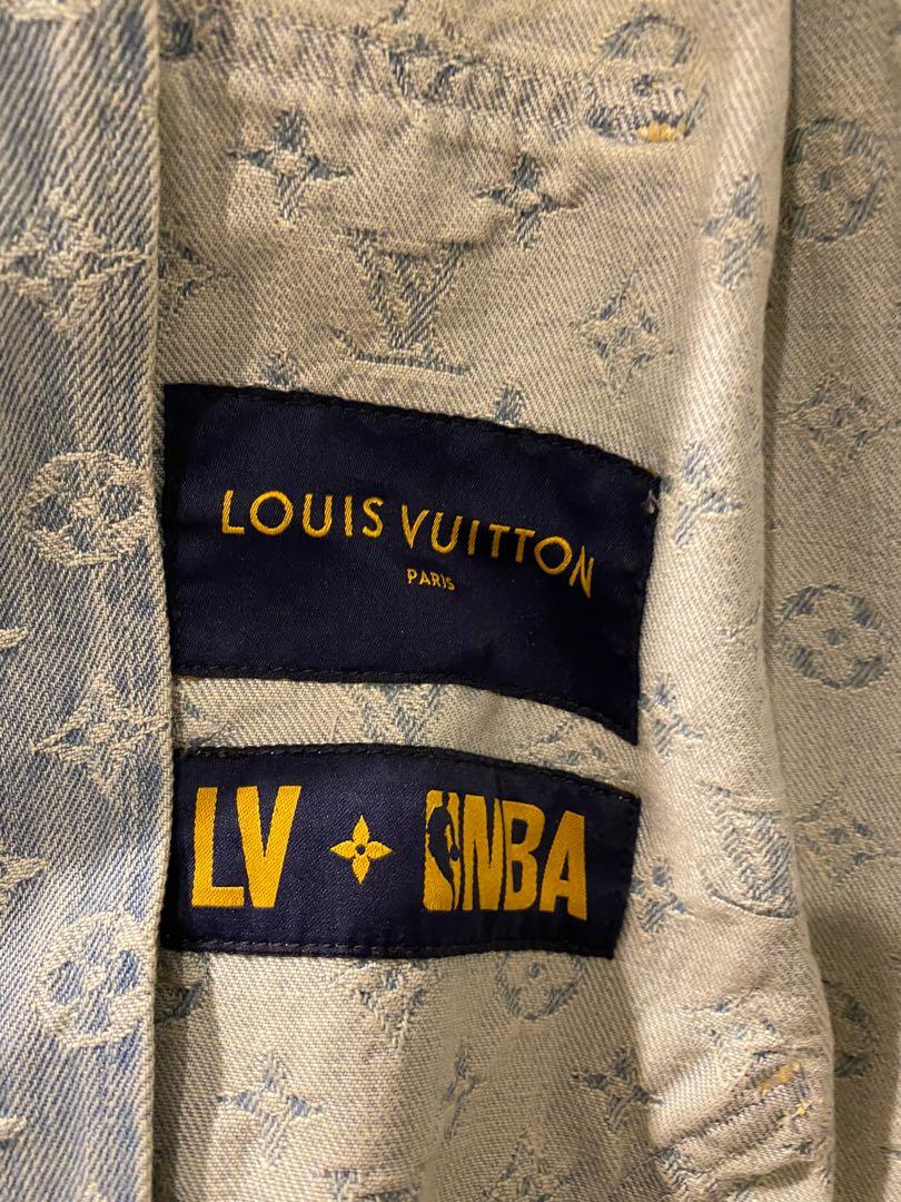 Louis Vuitton x NBA Zip-Through Hoodie Blue Men's - FW21 - US