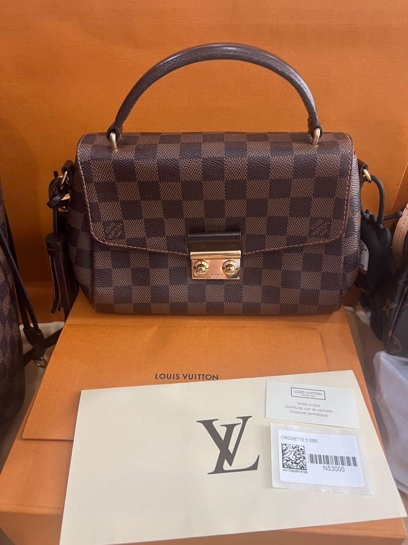 LV Croisette Damier, Women's Fashion, Bags & Wallets, Cross-body Bags on  Carousell