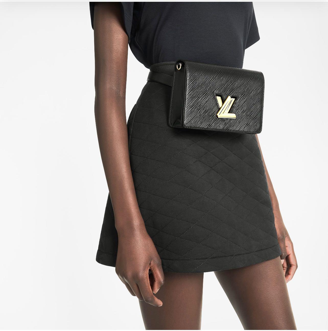 LV TWIST BELT CHAIN WALLET, Women's Fashion, Bags & Wallets, Cross-body Bags  on Carousell
