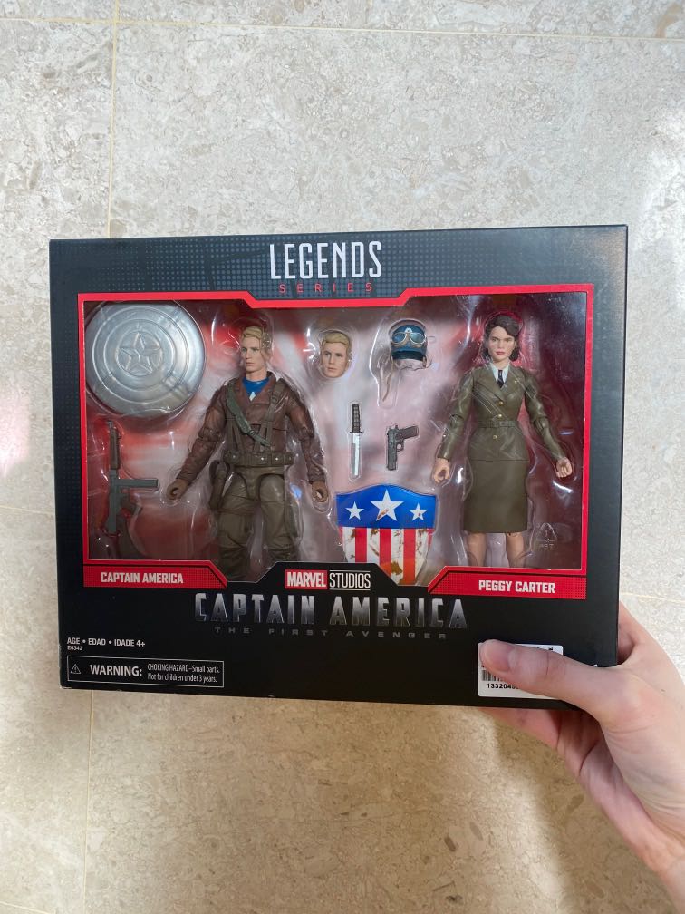 Marvel legends captain america peggy carter 2 sales pack