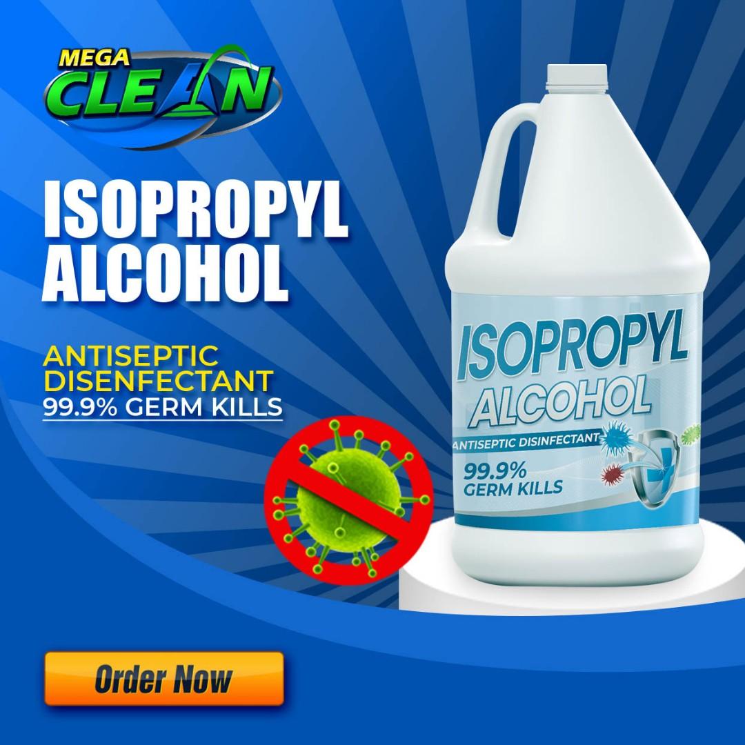 Megaclean Isopropyl Alcohol (3400ml), Beauty & Personal Care ...