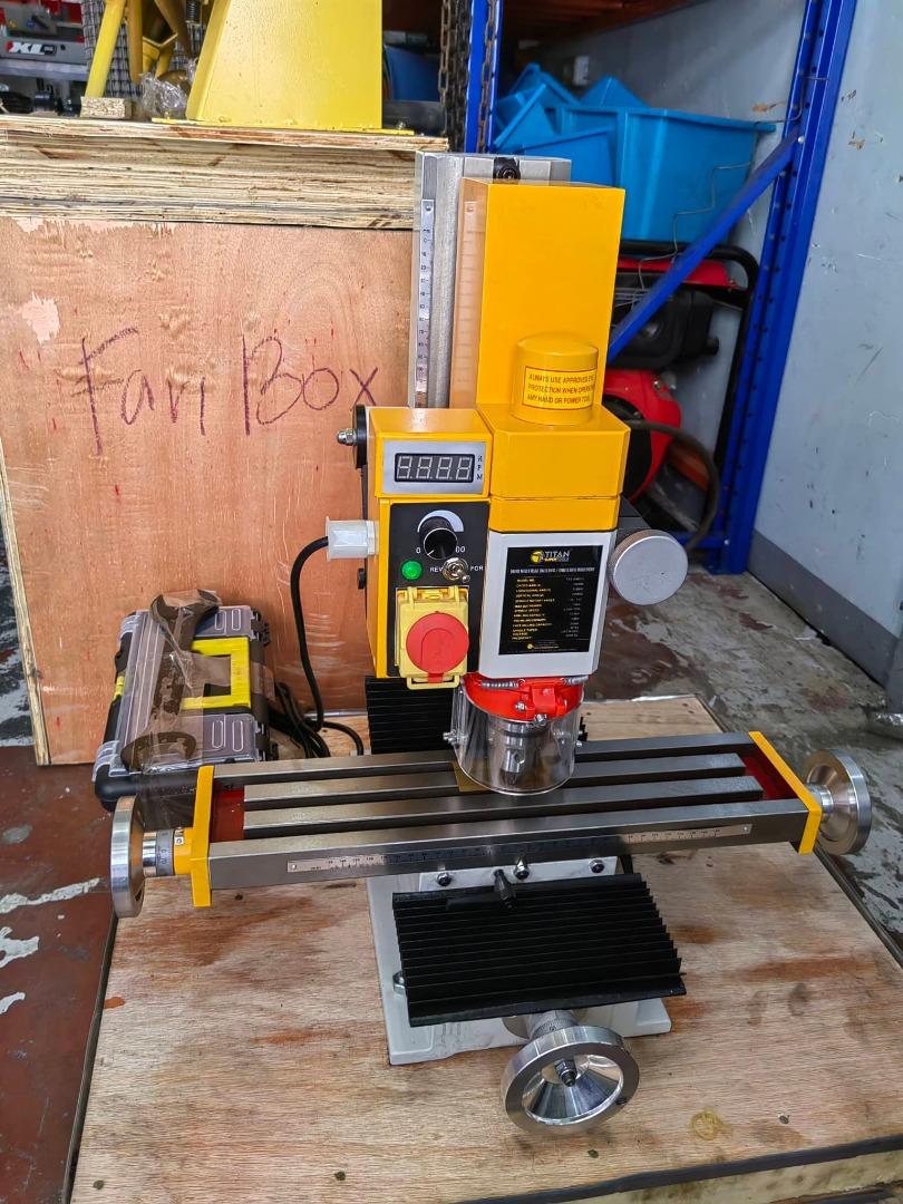 Mini Milling/Drilling Machine (Category: Construction Tools & Equipment) located in Manila. Submitted by 09150361920ronvillaflor (Listing ID 1175862800, Image 1). Description: Mini Milling/Drilling Machine Brand: Titan Price: 65,000/unit Welcome to "Takezo Industrial Supply" For inquiries GLOBE:📞 ☎ 0915-036-1920 VIBER:📞 ☎ 0915-036-1920 Email me@ 📫 📑 r-o-n-.-t-a-k-e-z-o-i-n-d-u-s-t-r-i-a-l-@-g-m-a-i-l-.-c-o-m Check my Carousell: https://www.ca