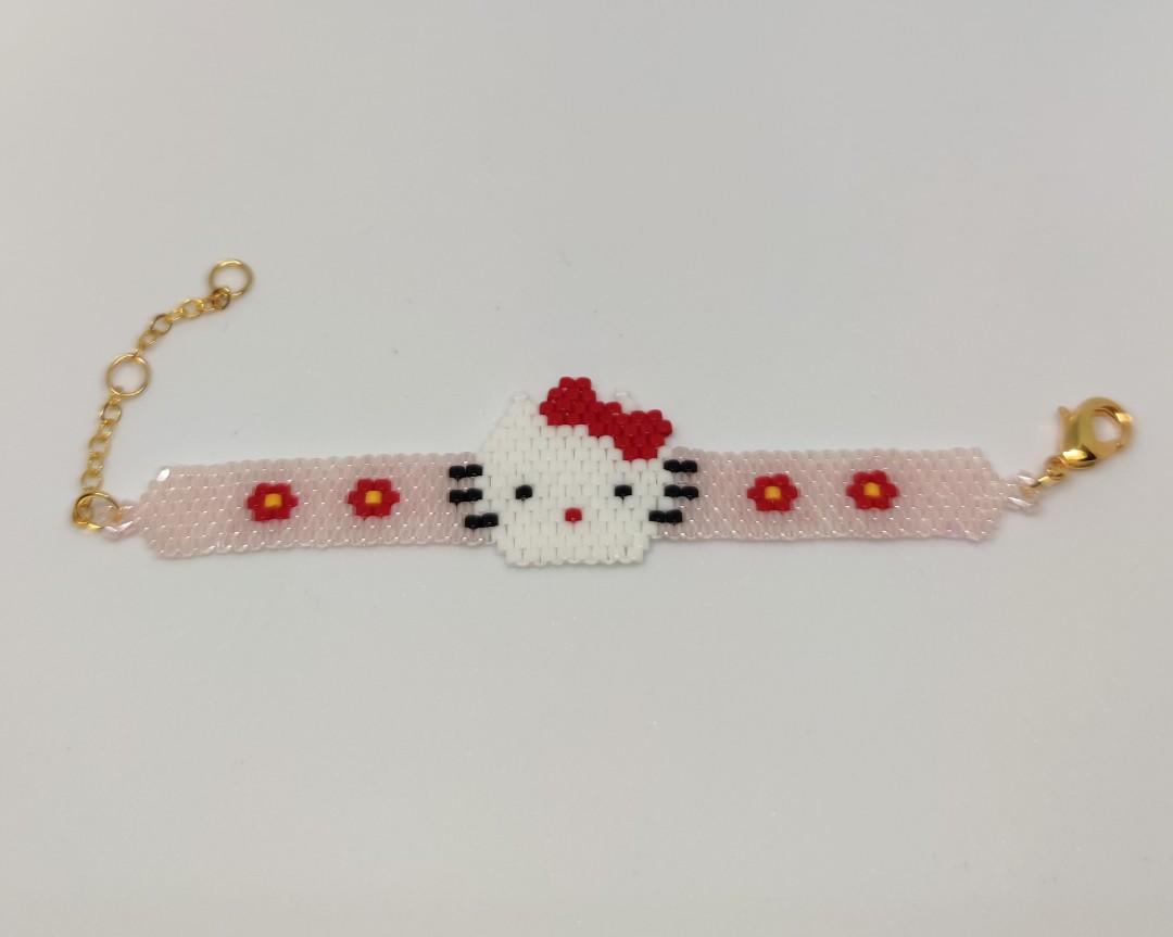 Hello kitty #beads #jewelry #miyukibeads #miyuki 