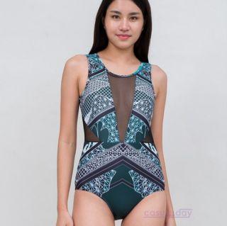 Monokini Swimwear Swimsuit Baju Renang Wanita