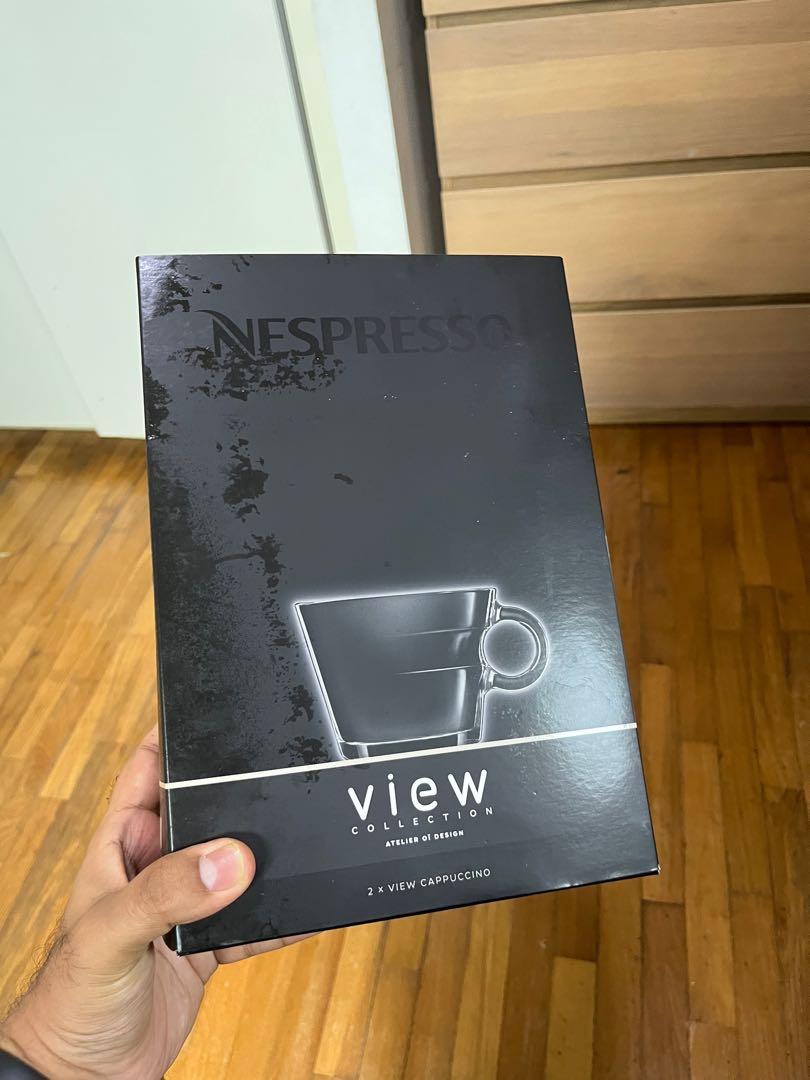 Nespresso VIEW Capuccino cups x2 (180ml), Furniture & Home Living