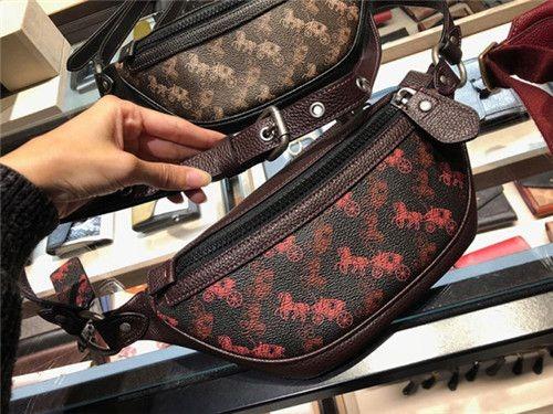 Rivington belt bag 2025 with coach print