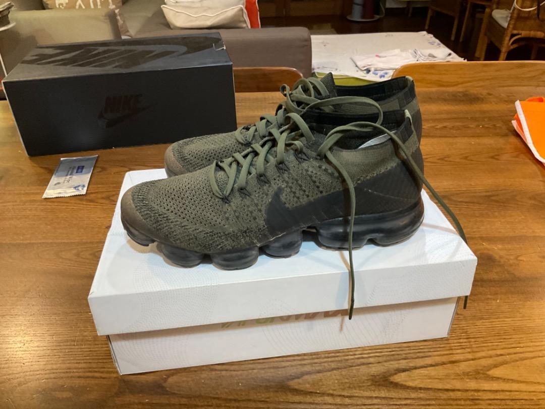 Nike air vapormax flyknit olive green 2025