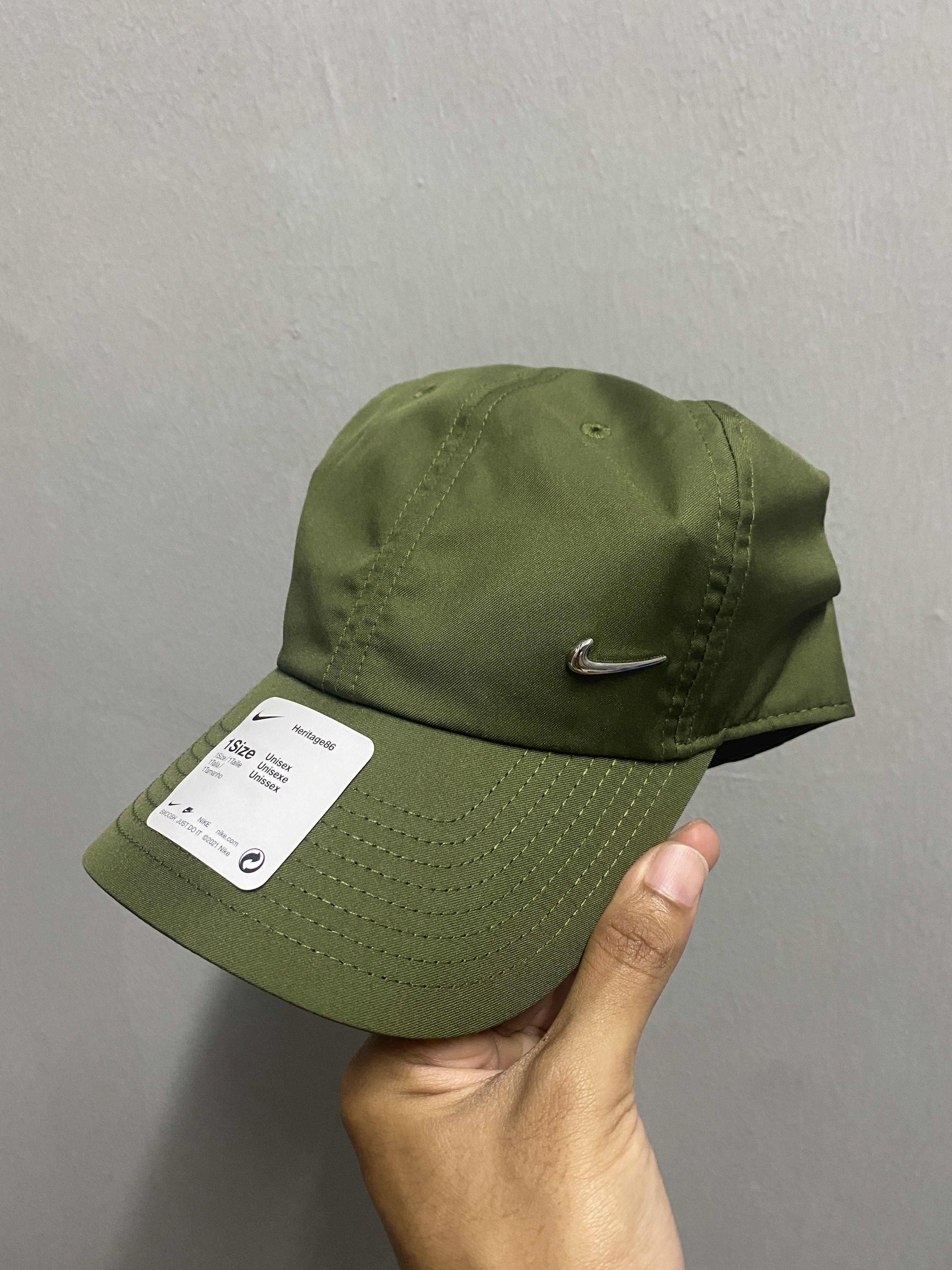 Nike Sportswear Dri Fit Heritage 86 Metal Swoosh Cap Green