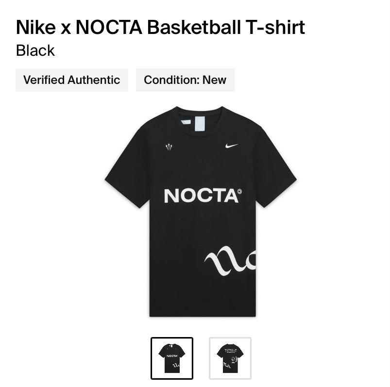 Nike NOCTA Men's Basketball T-shirt SS22 Black White 2colors DM1724 Si –  yuzu22japan
