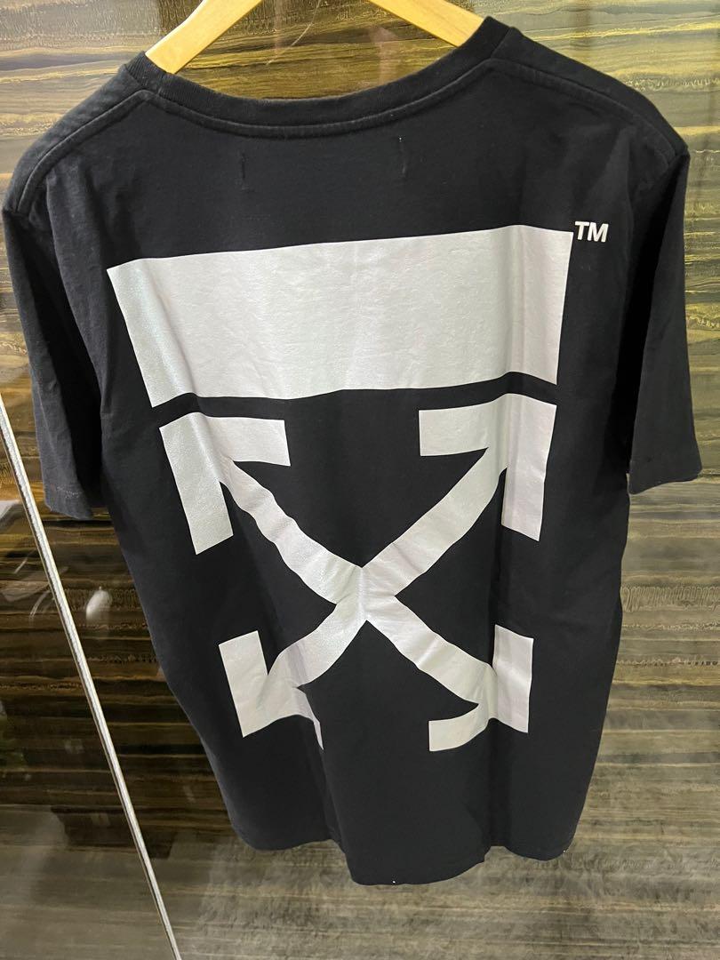 Off white reflective tee shop