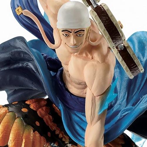 Gold Toei Sticker One Piece God Enel (Duel Memories Ichiban Figure