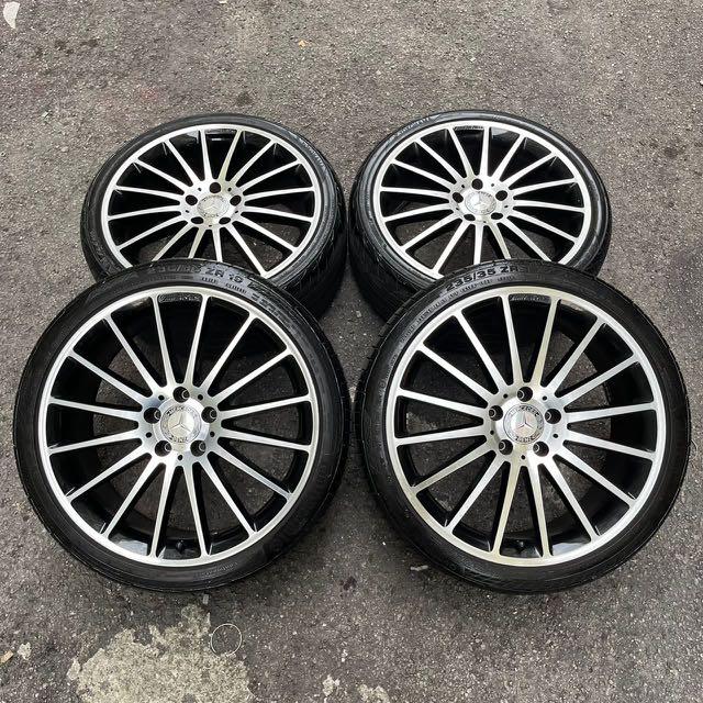 Original 19 Inch Sport Rim Cla45 Amg Tyre 80 Auto Accessories On Carousell