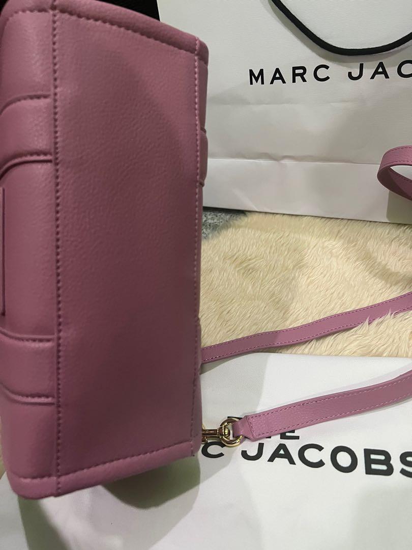 Original Marc Jacobs The Tote Bag Leather Mini (Orchid Haze), Luxury, Bags & Wallets on Carousell