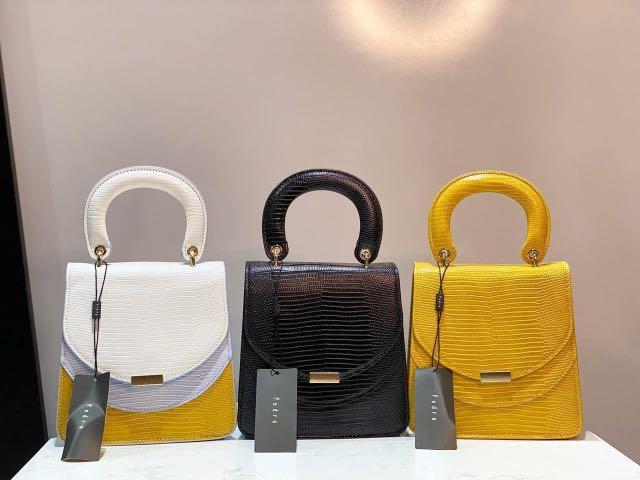 Pedro mini lizard effect top handle bag online