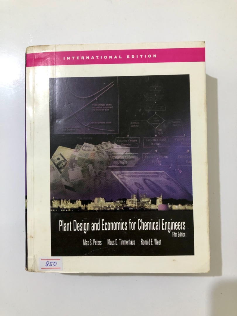 Plant Design and Economics for Chemical Engineers 5th ed, Hobbies ...
