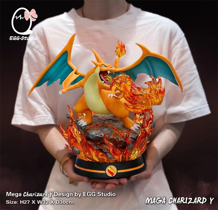 [PO] EGG Studio - Mega Charizard Y Figure Statue, Hobbies & Toys, Toys ...
