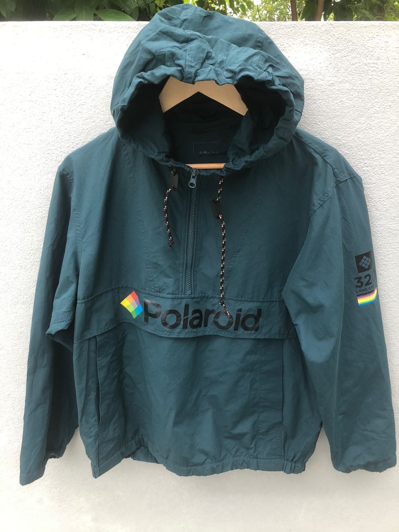 Mens store polaroid windbreaker