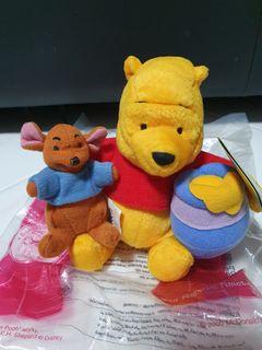 Pooh & Roo Macdonald Happy Meal Hugging buddies