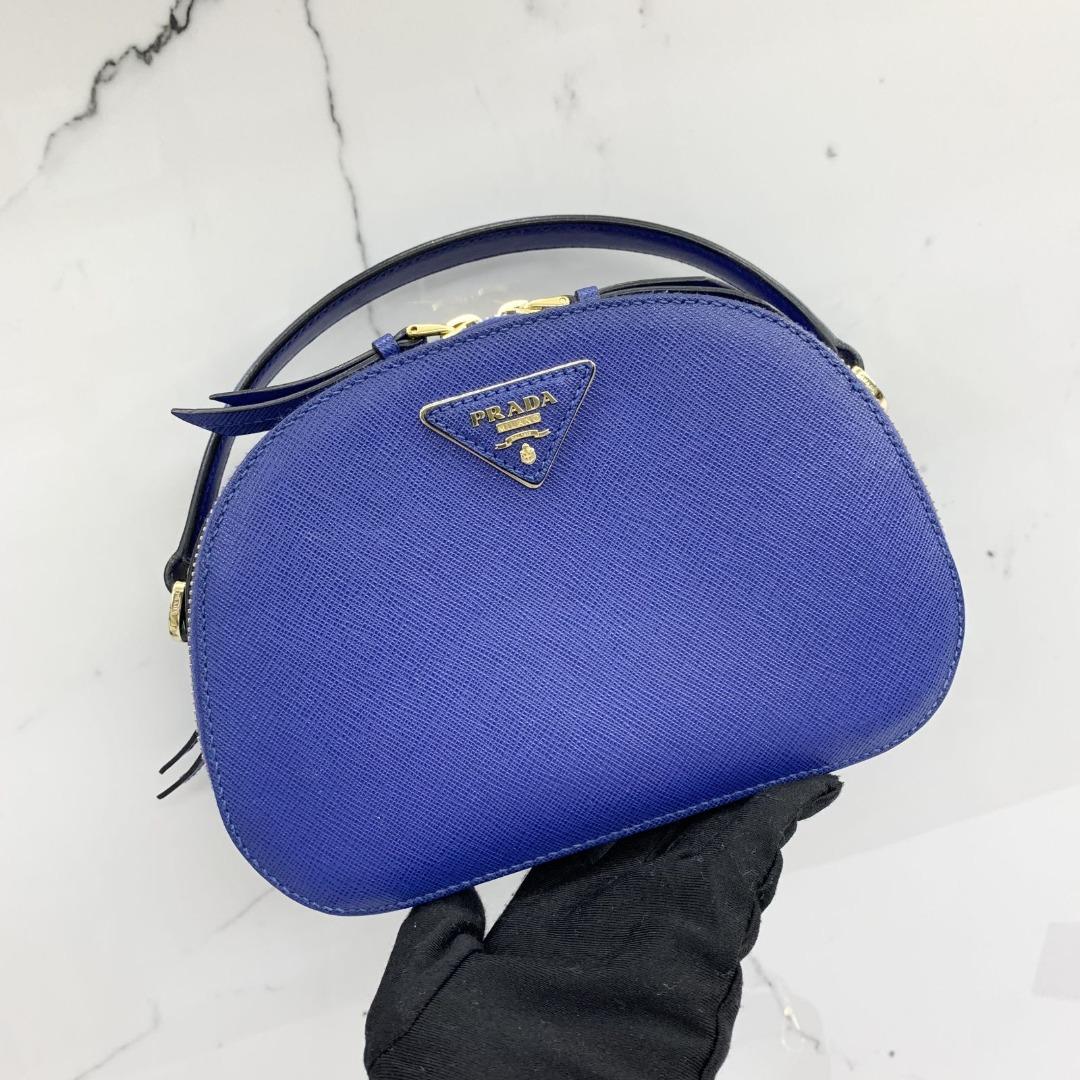 DISCOUNTED] PRADA 1BH123 ODETTE SAFFIANO LEATHER BLUE 2WAY BAG 227018492,  Women's Fashion, Bags & Wallets, Shoulder Bags on Carousell