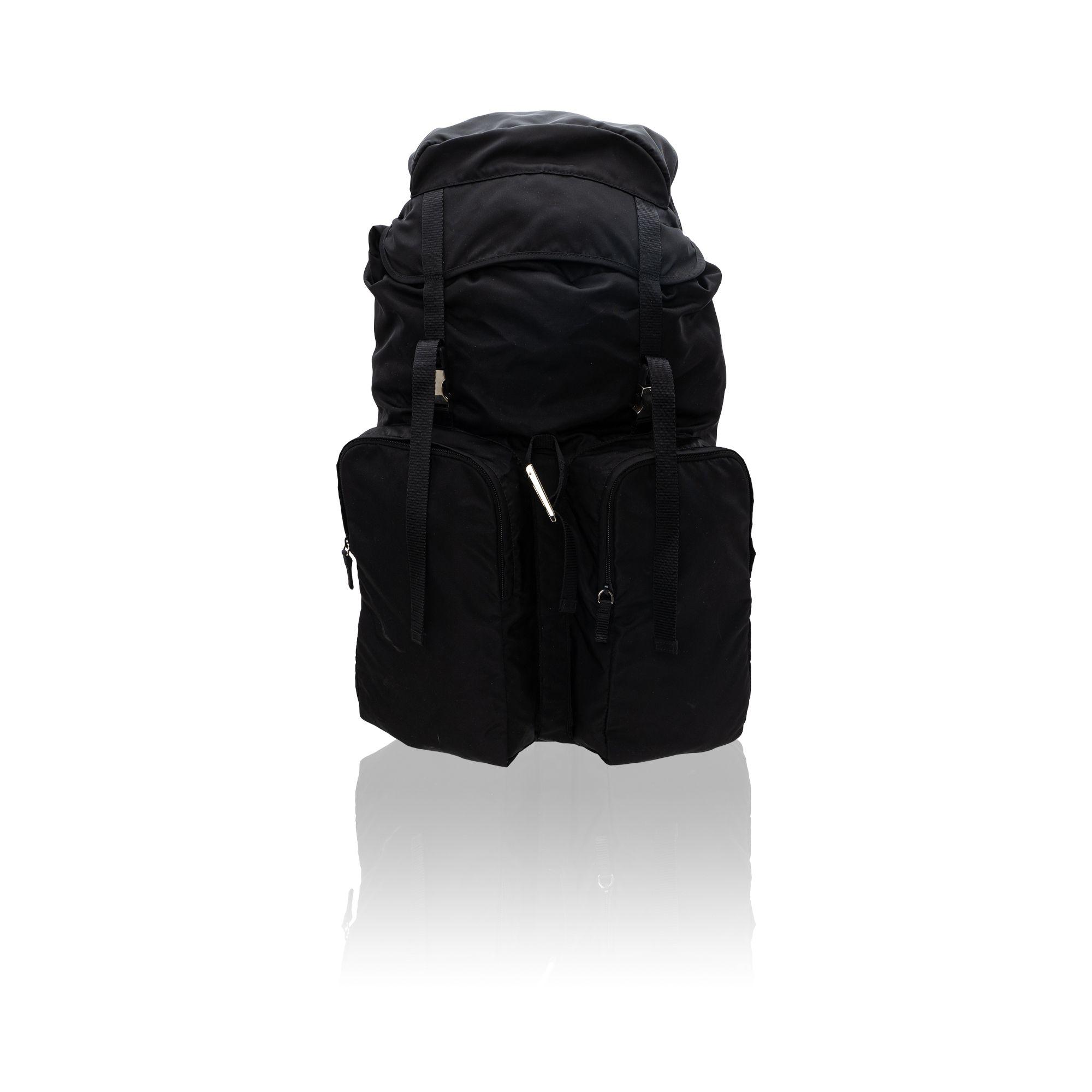Prada large nylon backpack top
