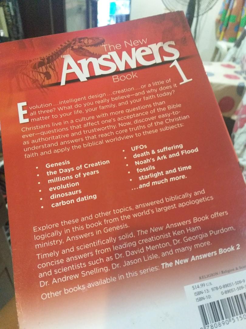 Pre-loved The New Answers Book 1 & 2, Hobbies & Toys, Books & Magazines ...