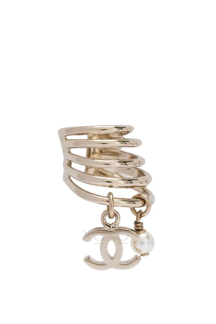 Almost BNIB Chanel Ear Cuffs, Luxury, Accessories on Carousell