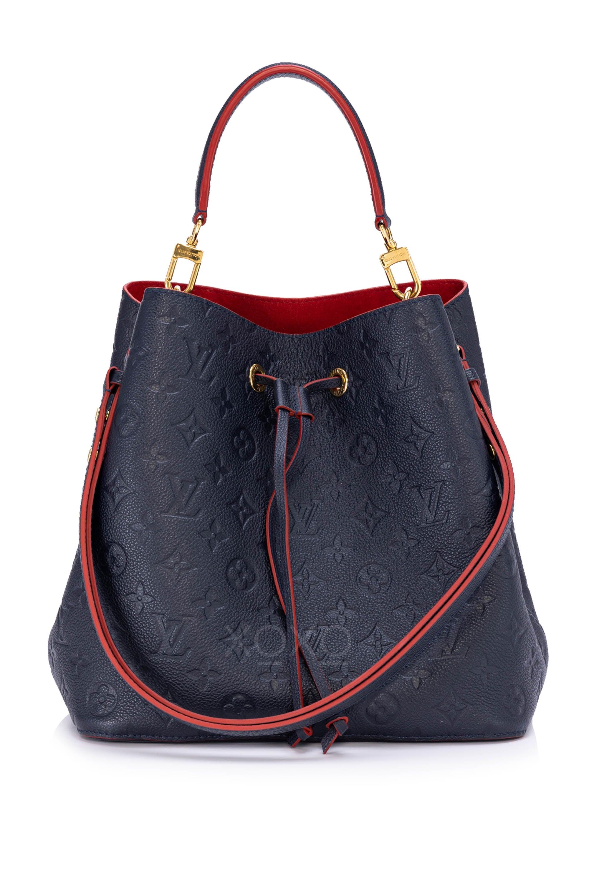 Pre-owned Louis Vuitton Neonoe MM Bucket Bag Empreinte Leather