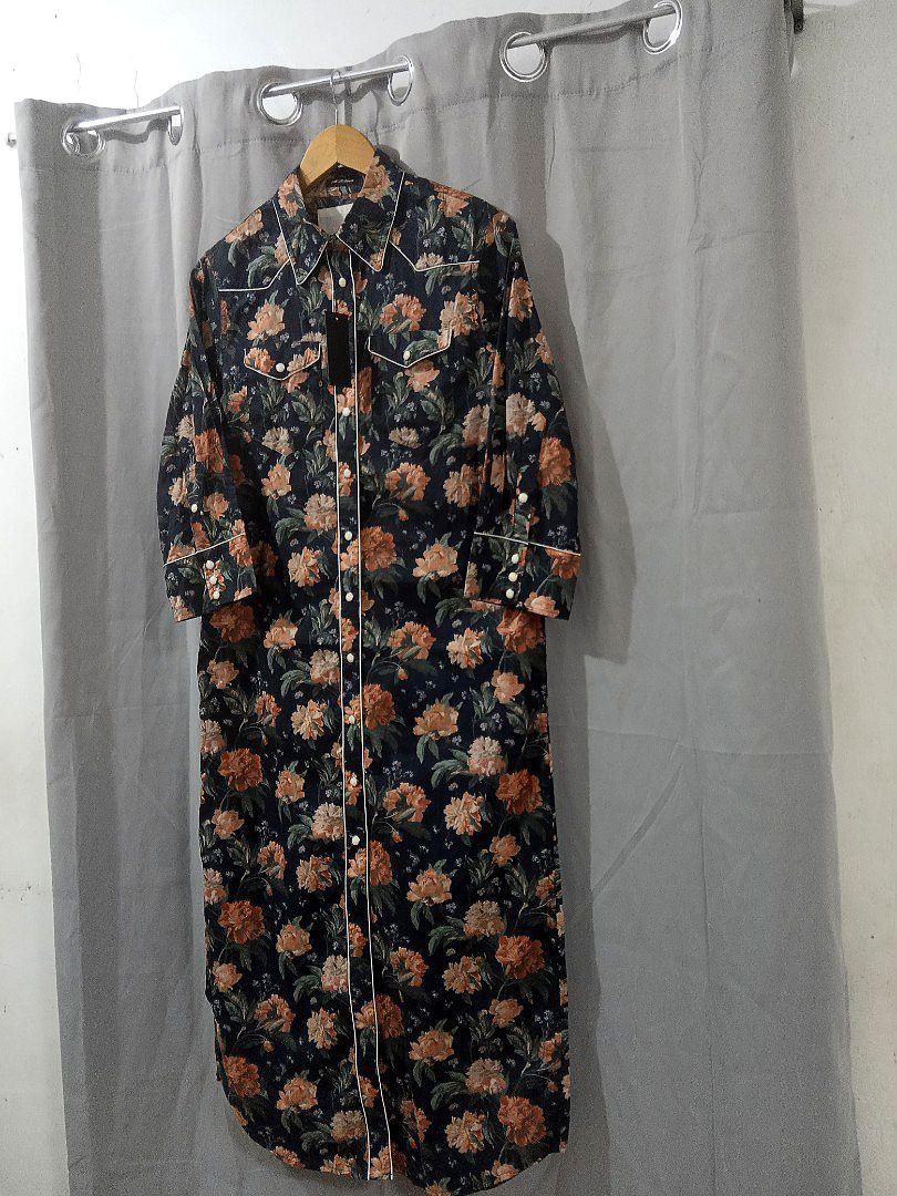 R13 3 4 SLEEVE COWBOY DRESS SPRING SUMMER 2018 COLLECTION Women s Fashion Activewear on Carousell