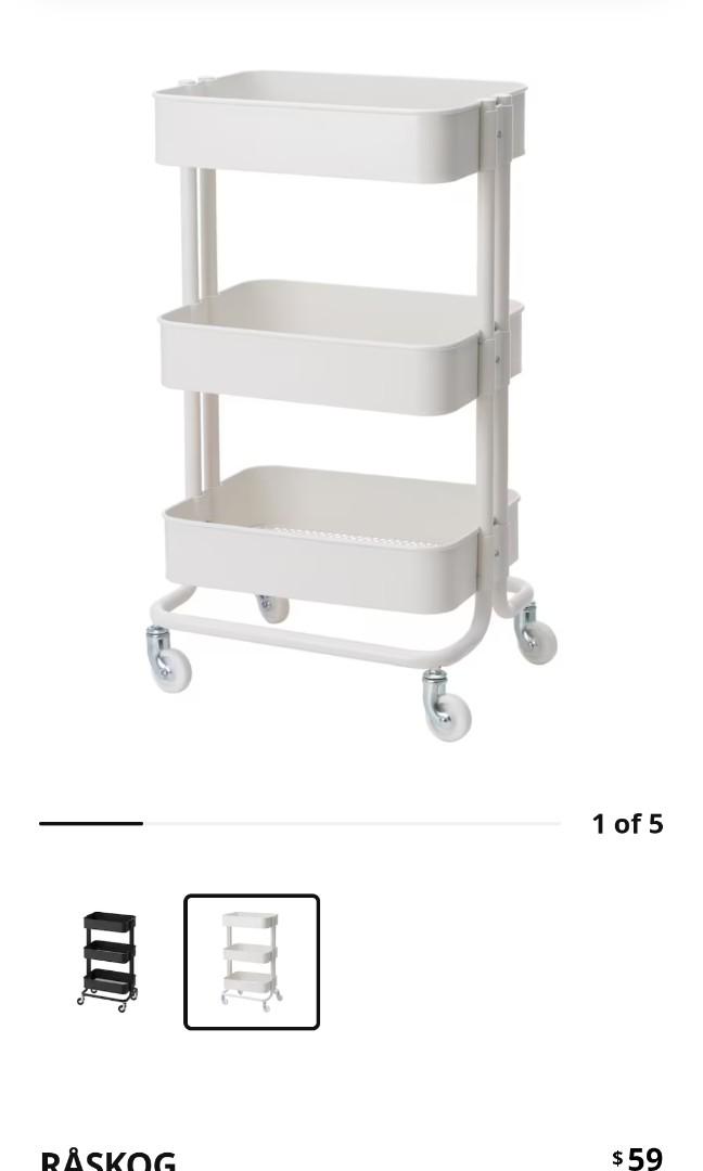 Raskog Ikea Trolley (3tier), Furniture & Home Living, Home Improvement