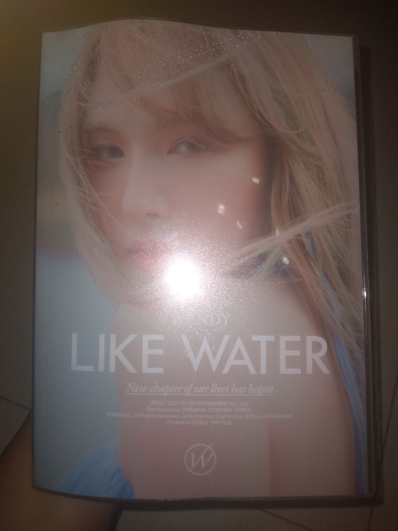 RED VELVET WENDY LIKE WATER ALBUM WITH PC), Hobbies & Toys