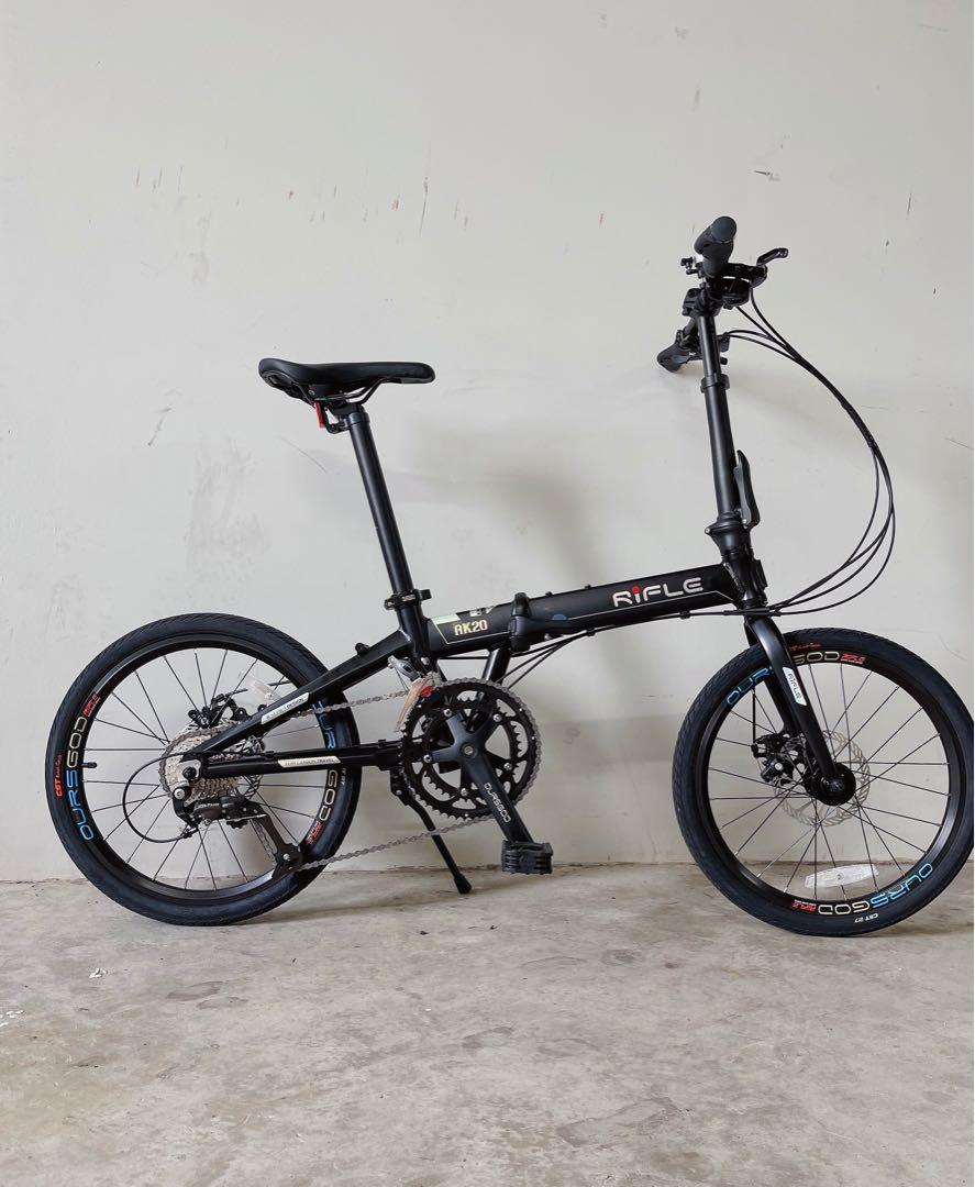 Rifle AK20 foldable bike Shimano 18 speed disc brake Sports