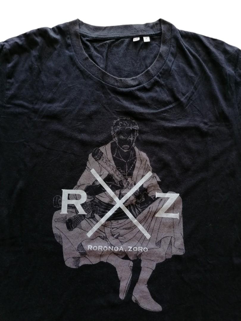 Anime One Piece Roronoa Zoro X Uniqlo Tee Men S Fashion Tops Sets Tshirts Polo Shirts On Carousell