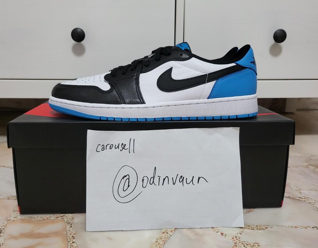 Nike Air Jordan 1 Retro Low OG UNC/Black and Dark Powder Blue